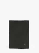 Passport Holder Madras Leather Etrier Black madras EMAD025