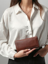 Continental L Leather Tradition Wallet Etrier Brown tradition ETRA095L-vue-porte
