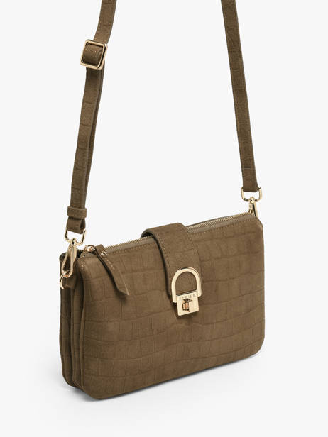 Sac Bandoulière Equestre Croco Cuir Etrier Marron equestre croco EECQ0143 vue secondaire 1