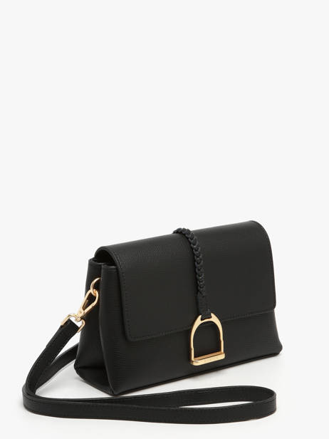 Sac Bandoulière S Torsade Cuir Etrier Noir torsade ETOS169S vue secondaire 1